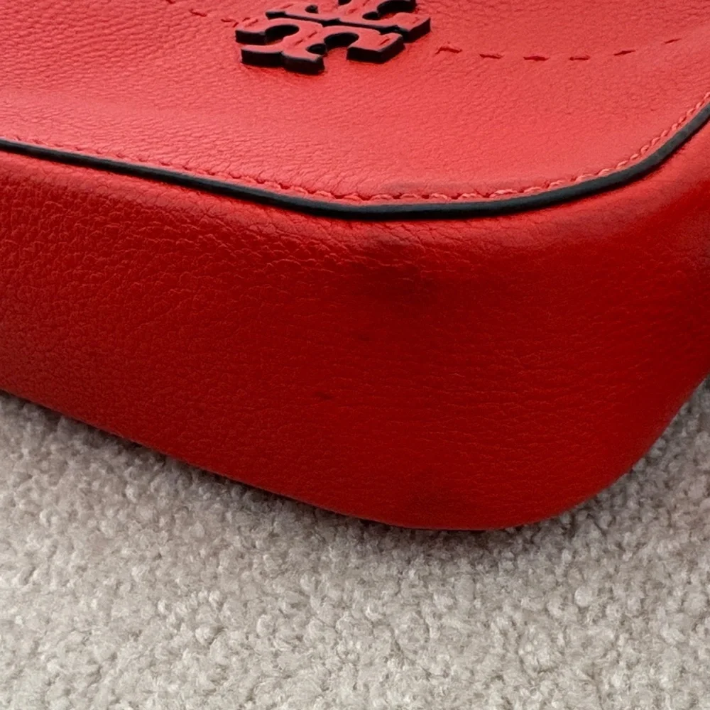 Tory Burch Vibrant Red Crossbody Bag - Picture 9 of 14